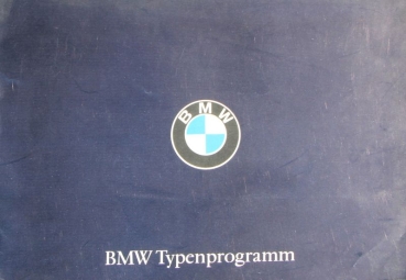 BMW Typen Modelprogram 1965 Carbrochure (2764)